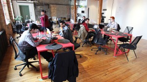 Coworking Spaces are great locations to start a business in a collaborative environment (Picture: BentoMiso, Toronto)